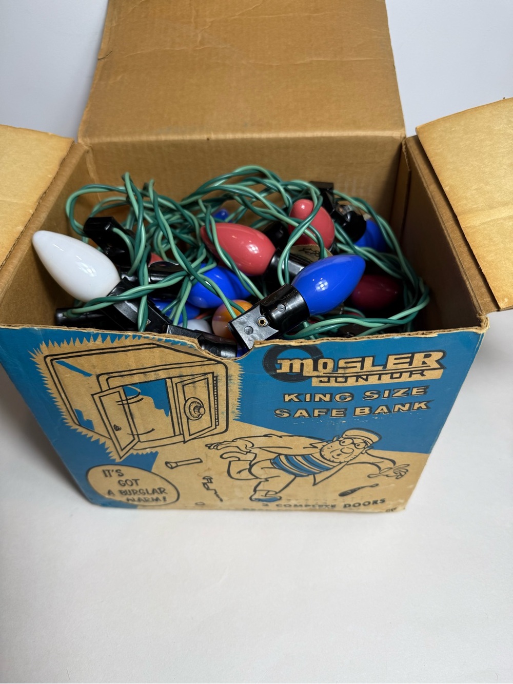 Vintage C9 Christmas Lights 2 Strings 53' Tested and Working Retro MCM